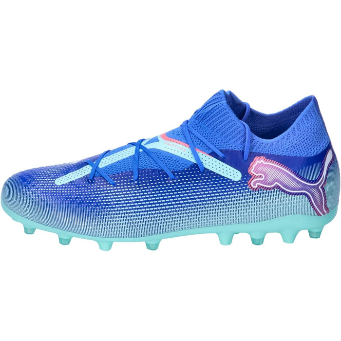 Футбольні бутси PUMA Unisex Future 7 Pro Mg 40 EU Bluemazing Puma White Electric Peppermint