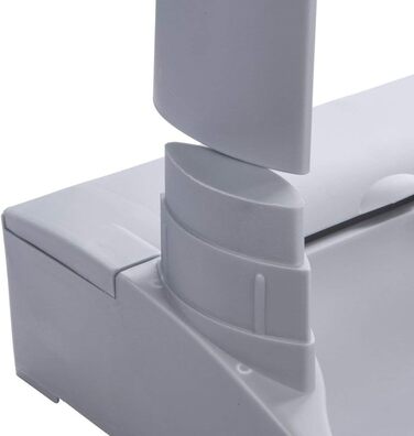 Підставка для сміттєвих контейнерів keeeper system з інтегрованим відсіком для зберігання, 60-120 л, Ole, сріблястий