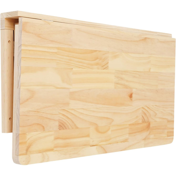 Настінний розкладний стіл, соснова деревина, розкладний верстак, плаваючий стіл для балкону, офісу, ванної кімнати, каравану, складу (80 * 50 см) 80*50 см