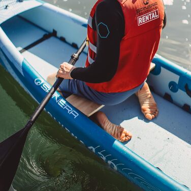 Каяк та каное Spinera Molveno для 1 та 2 осіб надувний технологія дропстібка стабільний та легкий для універсального використання, туризму також доступний у комплекті з сидіннями Molveno 430 (2 особи)