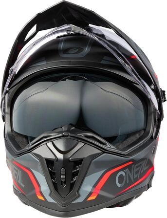 Шолом O&39NEAL A-SRS SOLID Чорний M Чорний/Сірий/Червоний