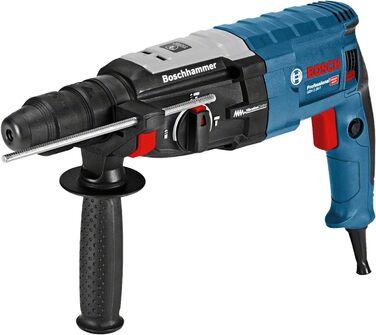 Перфоратор Bosch Professional GBH 2-28 F (потужність 880 Вт, макс. діаметр свердління бетону 28 мм, у комплекті набір свердел і зу