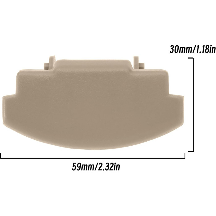 Автомобільний підлокітник Кришка Затискач Затискач Центральна консоль Заміна фіксатора Сумісний з VW Golf MK4 1998-2006 3B08684445 3B086844582V, Бежевий