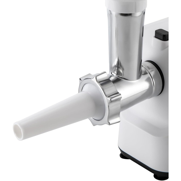 Електрична м'ясорубка з 3 перфорованими дисками з нержавіючої сталі, заглушкою, набором для кеббе, машиною для фаршу, машиною для