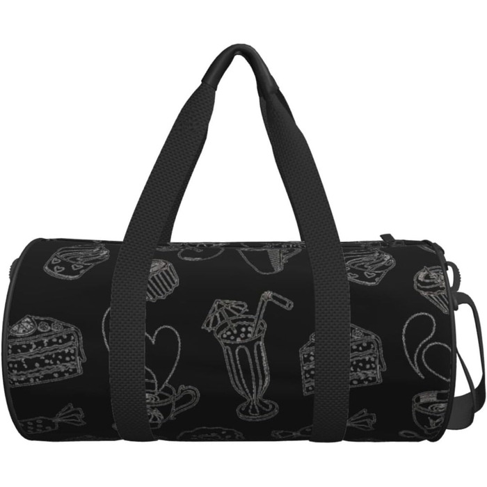 Блискучий та вишуканий візерунок, кругла форма, велика місткість, дорожня сумка, легка та міцна, ідеальний подарунок для походів, відпустки, ділових поїздок та іншого, для чаювання, універсальний розмір