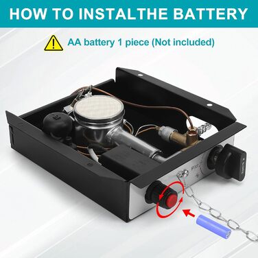 Комплект для заміни газового обігрівача (4 отвори), комплект для заміни газового обігрівача, коробка керування скляною трубою для пропану, контролер впускного повітря для зовнішнього обігрівача, комплект для монтажу на плиту без редукційного клапана