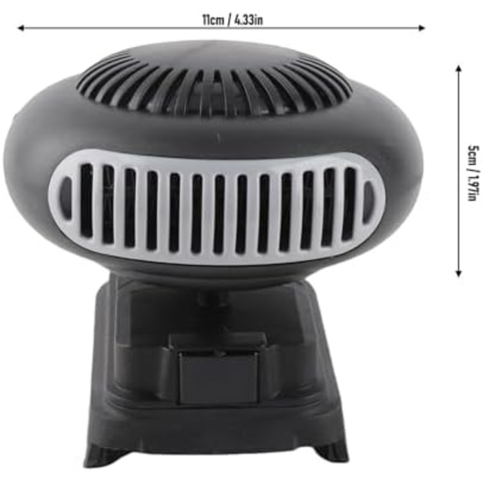 Обігрівач на батарейках з двома USB-портами, двома режимами температури та гнучким регулюванням кута для BAT609, BAT609G та BAT610G.