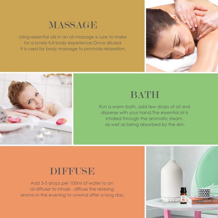 Набір ефірних олій SALKING, 12x10 мл 100 органічна ароматична олія для дифузора, журавлина, персик, полуниця, кавун, інжир, кокос, грейпфрут, лайм, ананас, манго, солодкий апельсин, маракуйя