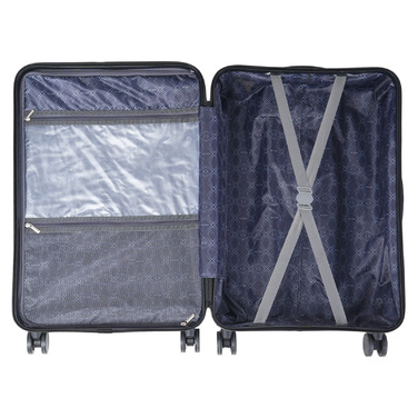 Валіза Semi Line 24' (M) Black (T5964-3)