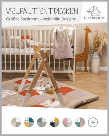 Чохол на пеленальний килимок 75x85 см веселка (Made in EU) - знімний чохол на пеленальний килимок 85x75, дитячий чохол на пеленаль