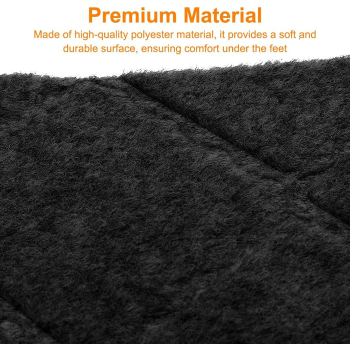 Самоклеючі килимки для сходів FARYODI, 15 шт. , 55x19 см, Килимки для сходів для дому з дерева, плитки та мармуру (чорні) 15 шт. - 55x19 см - чорні