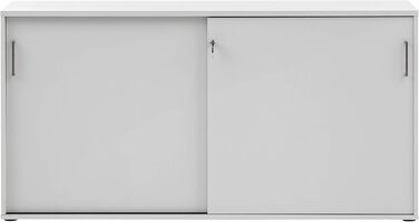 Шафа-купе з розсувними дверима Denver, Denver, 701490, світло-сірий, приблизно 160,2 x 41 x 84 см