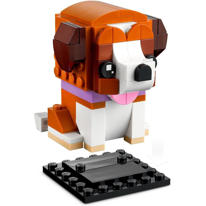 Конструктор LEGO BrickHeadz Saint Bernard Dog and Puppy Set 40543, 236 деталей
