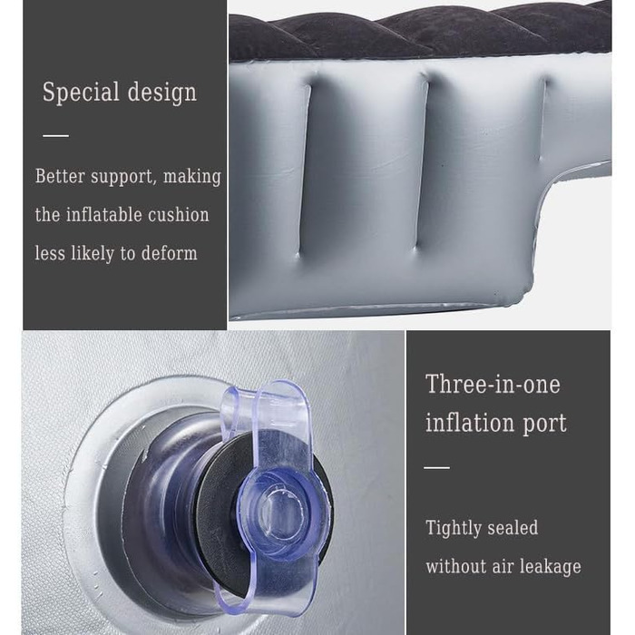 Автомобільний матрац для Dacia Duster 3 Hybrid 2017-2026. Надувні автомобільні матраци, надувний матрац для подорожей, кемпінгу та активного відпочинку.