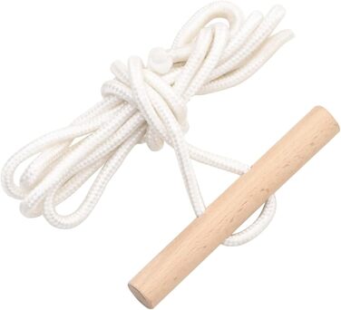 Сани Давос дерев'яні санки снігові з тяговим канатом для зимових видів спорту катання на лижах на відкритому повітрі 110 х 40 х 34