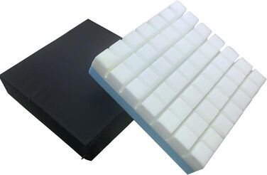 Протипролежнева подушка з розрізом, виготовлена з високоміцної піни та в&39язкоеластичного матеріалу, водонепроникна та повітропроникна - ортопедична подушка для пролежнів у поперековій та куприковій ділянках.