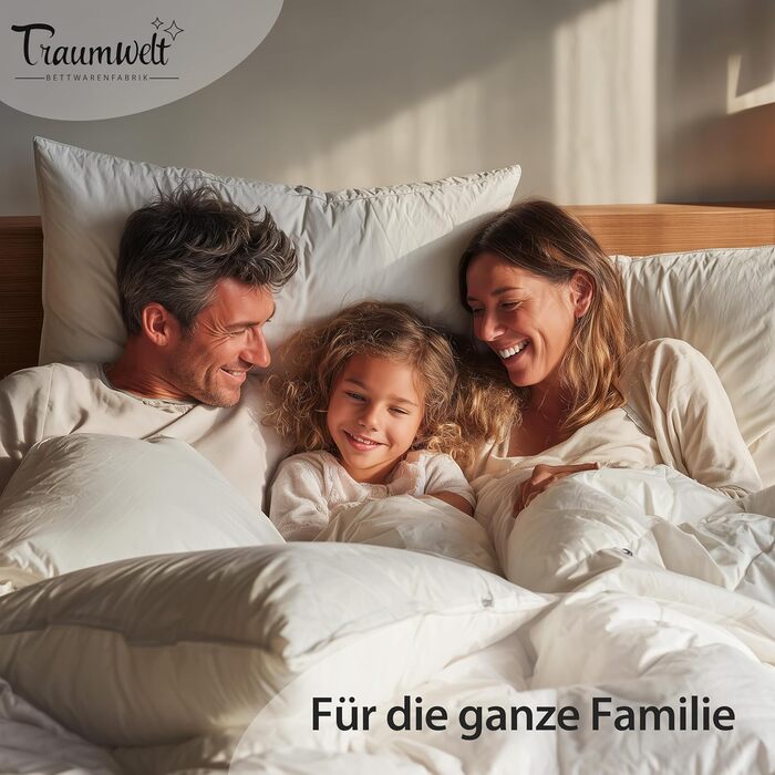 Подушка, виготовлена в Німеччині, 80x80 см, з наповнювачем з органічного мікрофібри Primaloft, білого кольору, вага наповнювача 1500 г. Підходить для алергіків, сертифікована Oeko-Tex Standard 100, біорозкладна, кліматично нейтральна (2 шт.) 80 x 80 см 2