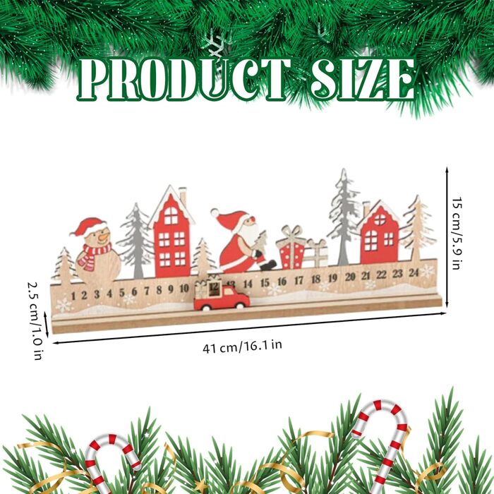 Дерев'яний адвент-календар Gcroet