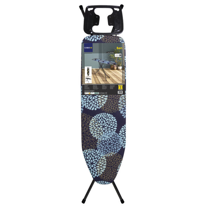 Дошка для прасування Casa Si Ben 110x30 Black with Blue Firework (CS98090G387)