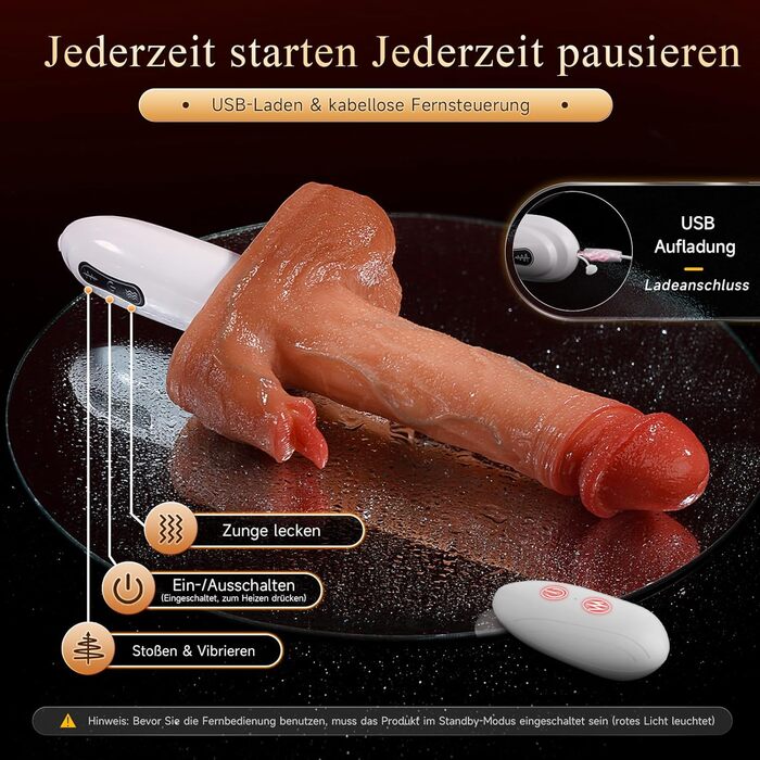 Для жінок, чоловіків, Vibrator Sets for Women Clitoris, Anal Dildo Sex Toys, Vibrators Sex Machine, 8 Thrusting Function Licking Vibration for Women, Sex Toys
