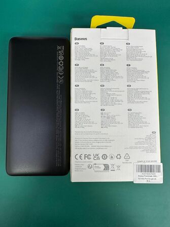 Зовнішні акумулятори для мобільних телефонів PD QC Charger with USB C in&out, Powerbank USB C Small для iPhone 15 14 13 12 11 Samsung S23 S22 iPad Xiaomi Huawei Black, 20000mAh Power Bank 20W Fast Charging