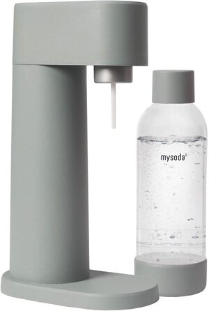 Деревний поновлюваний деревний композитний виробник газованої води з пластиковою пляшкою без BPA об'ємом 1 л (без балона CO2) - Шавлія зелена (голуб)