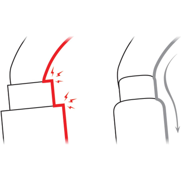 Карабін Delta розмір 8 мм планка один розмір сірий