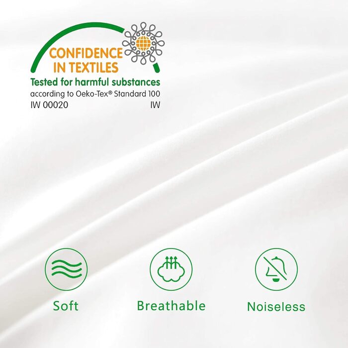 Гусяче пухове пір&39я, колекція для готелів, подушка для сну, чохол зі 100 бавовни, середньої жорсткості, м&39яка підтримка, стандартний розмір (50,8 x 66 см), 1 стандартний предмет (упаковка з 1), білий