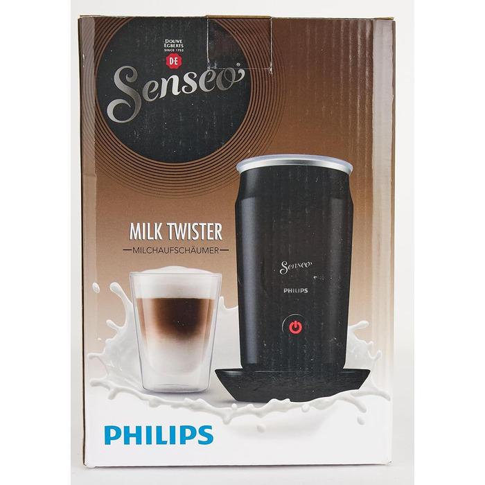 Капучинатор для гарячого та холодного молока на 2 капучино, антипригарне покриття, 500 Вт, 0,12 л, 15,1 х 15,1 х 21,7 см, чорний (