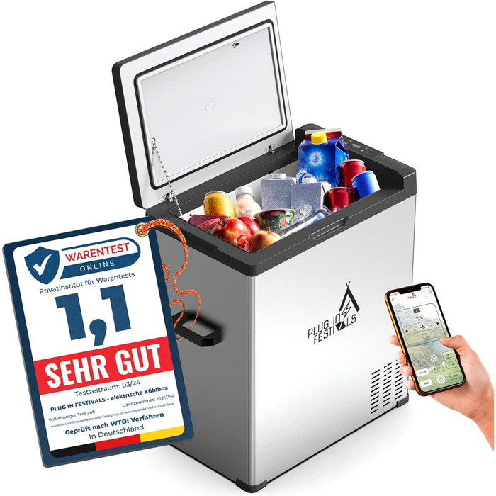 ПІДКЛЮЧАЙТЕ ФЕСТИВАЛІ Переносна, електрична холодильна камера - компресорна морозильна камера до -20 градусів - автомобільна холод