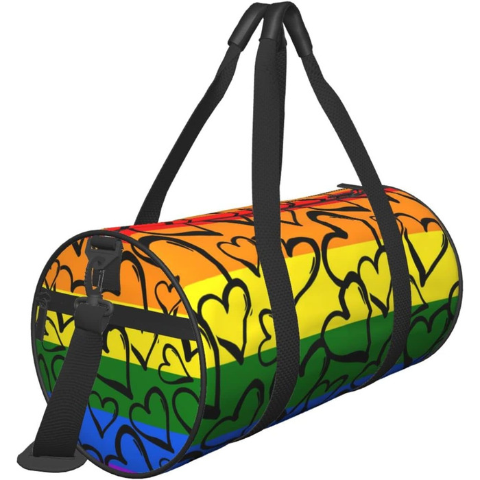 Спортивна дорожня сумка з дизайном веселки прайду, унісекс для чоловіків та жінок, сумка-мішок для тренувань