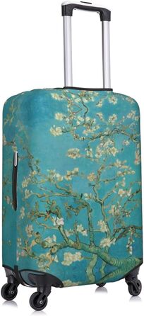 Чохол для валізи Пілотський кокпіт, захист від пилу та подряпин, квітковий принт Мигдалевий цвіт, розмір 80