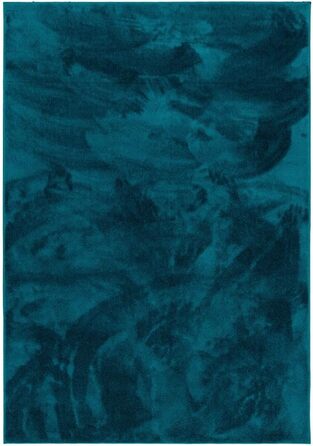 Розкішний супер м'який кудлатий килим з довгим ворсом Пухнастий м'який Вітальня Спальня Melia Бензин 160x230 см