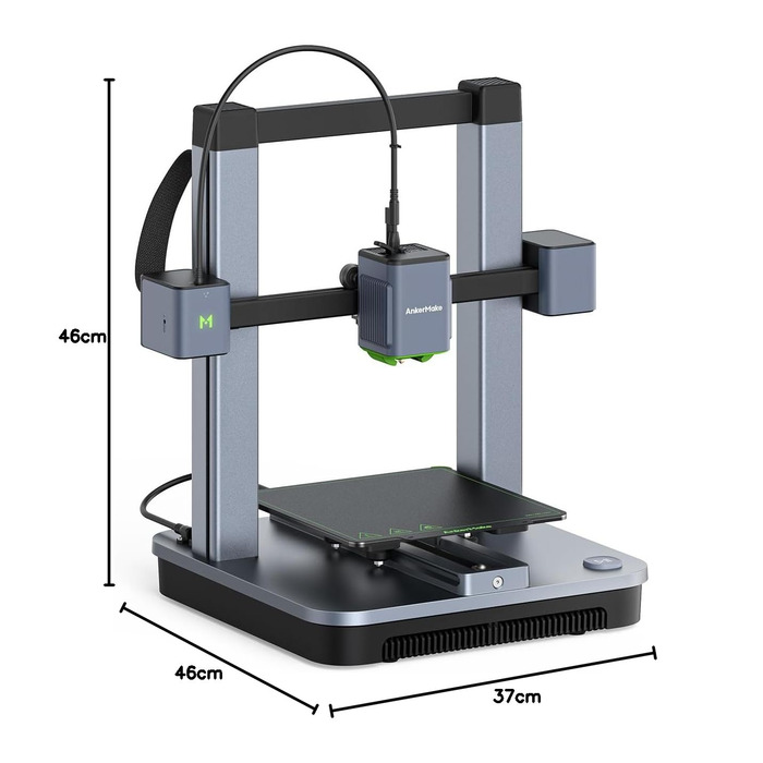 Принтер AnkerMake M5C, високошвидкісний 3D-друк 500 мм/с, точність 50 мкм, суцільнометалевий гарячий наконечник, 3D-друк до 300 ,