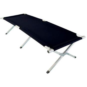 Розкладне ліжечко Grafner XL з сумкою для перенесення, вантажопідйомність до 150 кг, зручна тканина Oxford 600D чорного кольору, розкладне ліжко для гостей