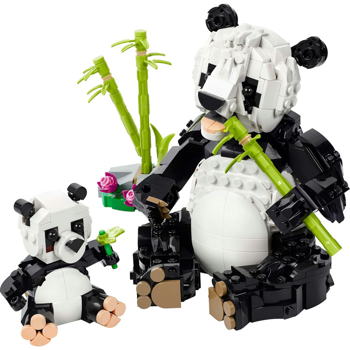 Конструктор LEGO Creator 3-in-1 Wild Animals: Panda Family 31165, 626 деталей, дикі тварини