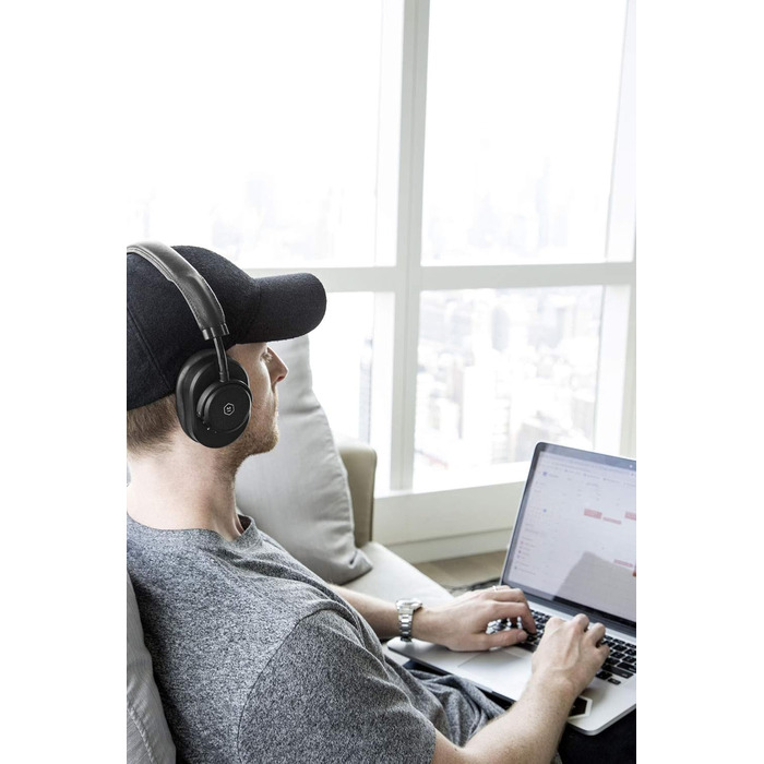 Бездротові накладні навушники Master & Dynamic MW65 ANC, навушники з функцією шумозаглушення, навушники преміум-класу, Bluetooth н