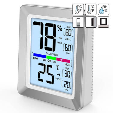 Термогігрометр Technoline WS9460 Silver/White (WS9460)