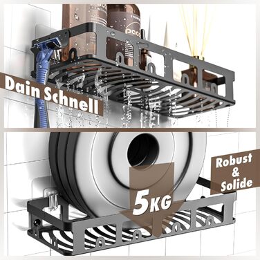 Поличка для душу без свердління, органайзер для ванної кімнати, поличка для душу без свердління, поличка для ванної кімнати, прикр