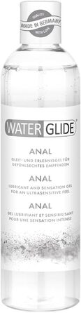 Анальний лубрикант EIS Waterglide з тривалим ефектом на водній основі для інтенсивного анального сексу, прозорий, 300 мл