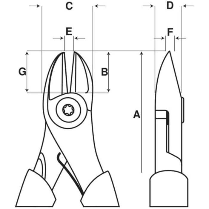 Бокоріз 160 мм, 6 1/4 дюйма, багатофункціональний, 2101G-160