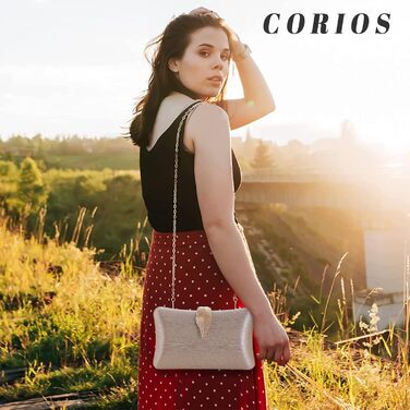 Клатч жіночий вечірній, сумочка з блискітками, ланцюжок, золотистий колір. Сумка на плече та через плече з застібкою-листом для коктейльної вечірки, балу, танців.