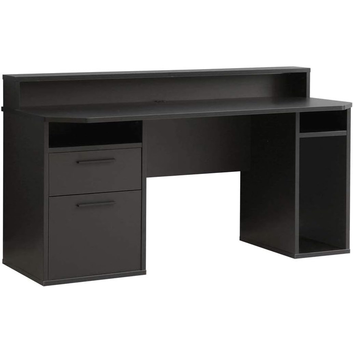 Ігровий стіл Forte Tezaur, 160 x 91 x 72 см, дерев'яний композит, чорний матовий