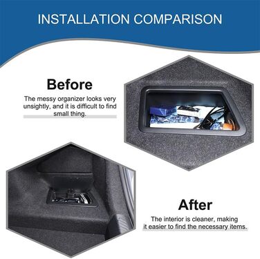 Органайзер для багажника BMW 5 серії (G60) 2024 року, бічна сумка для багажника з ABS-пластику великої місткості, міцний органайзер для багажника (правий бік)