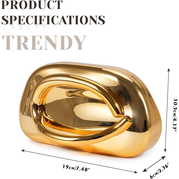 ФІЛОМЕНА вечірня сумочка-клатч, жіноча сумочка, акрил, металевий ланцюжок, сумка на плече, крос-боді, для весілля, вечірки, повсякденного використання, золота