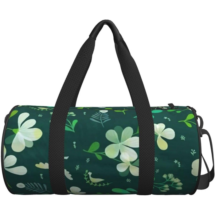 Дорожня сумка-мішок, малюнок трава та голуб, спортивна сумка для чоловіків та жінок, сумка для подорожей