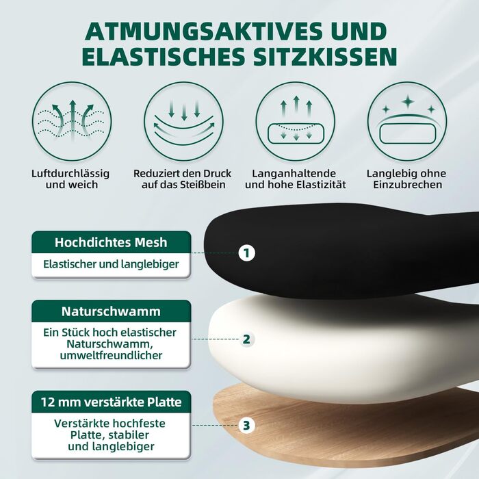 Ергономічне офісне крісло, ергономічне офісне крісло з регульованою поперековою опорою, підлокітниками та підголівником, обертове офісне крісло 150 кг, крісло для керівника з функцією гойдання до 135, чорне, варіант 1