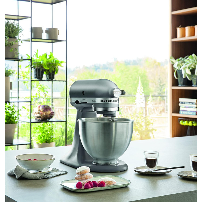 Кухонний комбайн KitchenAid 5K45SSL, срібло