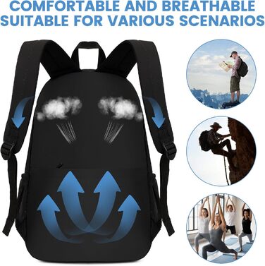 Рюкзак 40x20x25 для подорожей літаком Ryanair, розширюваний рюкзак для ноутбука 15,6 дюймів, дорожня сумка для ділових поїздок, рюкзак для ноутбука чорного кольору - 40 x 20 x 25 см