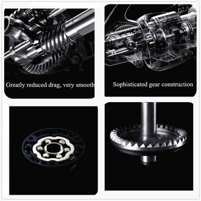 Котушка для спінінгу Boat Rock 12BB/14BB 5.2 1/4.71 Металева котушка для лову коропа Серія 1000 2000 3000 4000 5000 6000 7000 (Серія 2000)